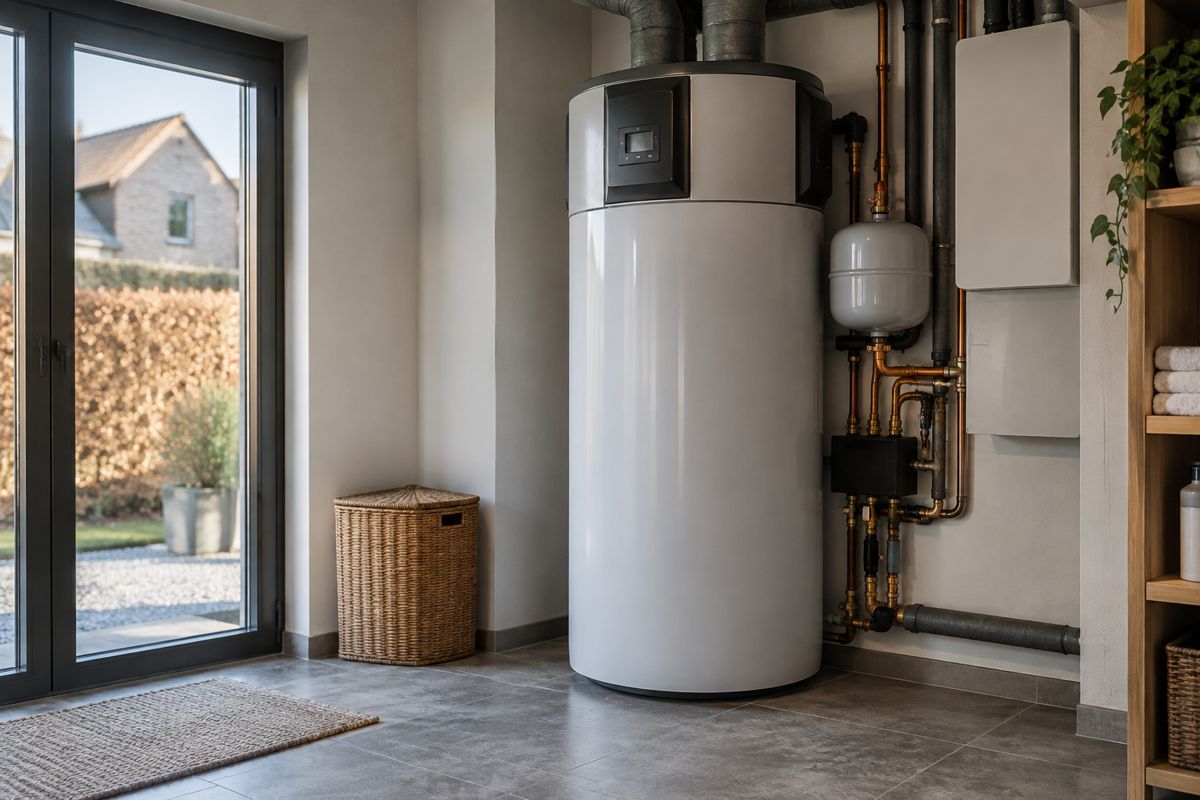 AI-illustratie van boilers & warmtepompboilers