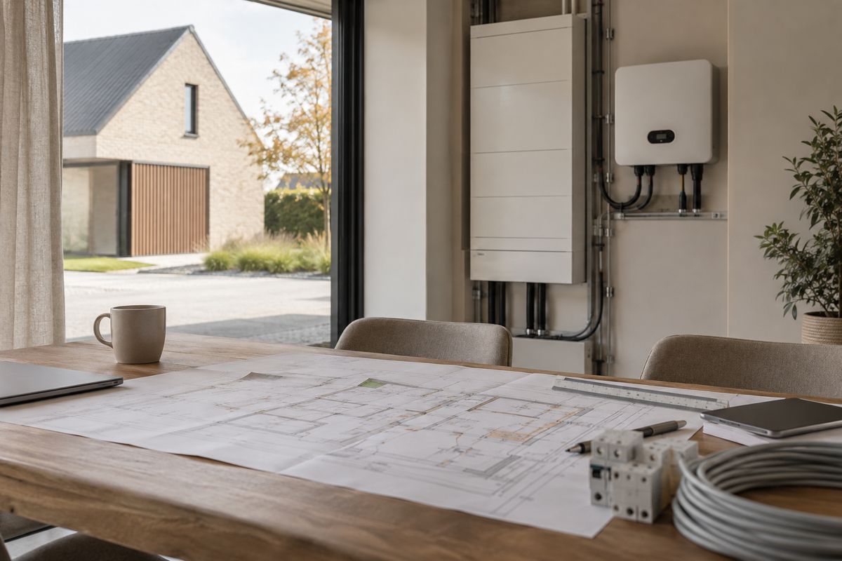 AI-illustratie van schema’s & keuringsvoorbereiding